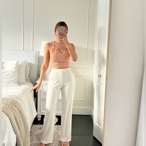 White Linen trousers
